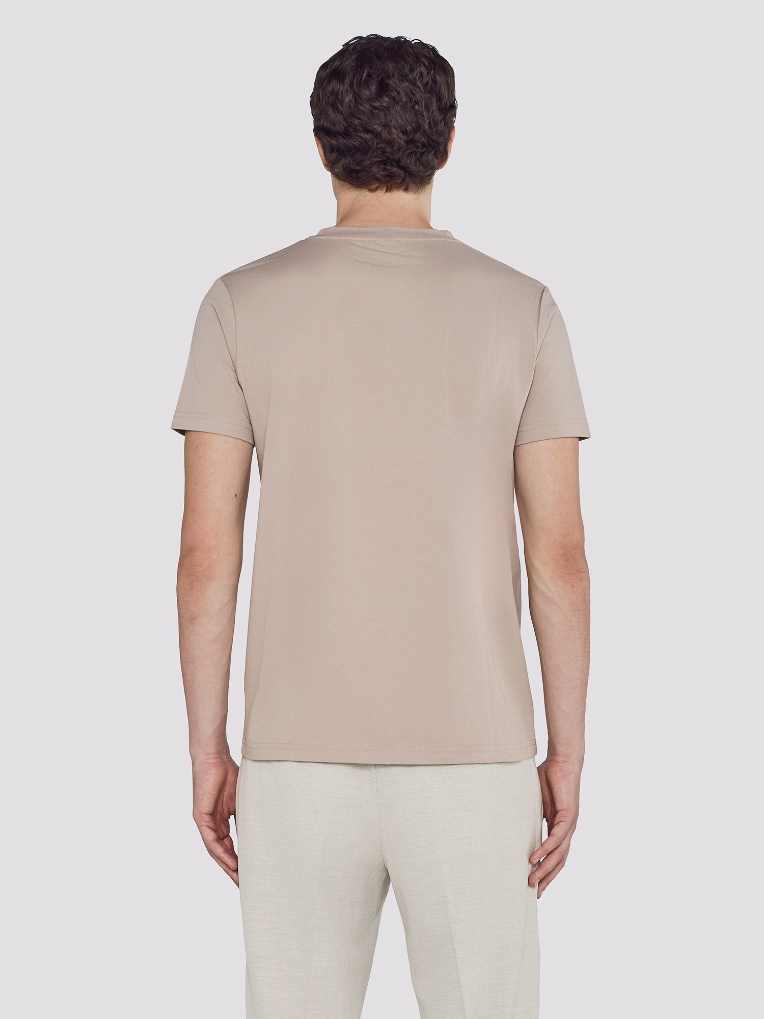 ATELIER NAMAN T-SHIRT WITH EMBROIDERED LOGO	