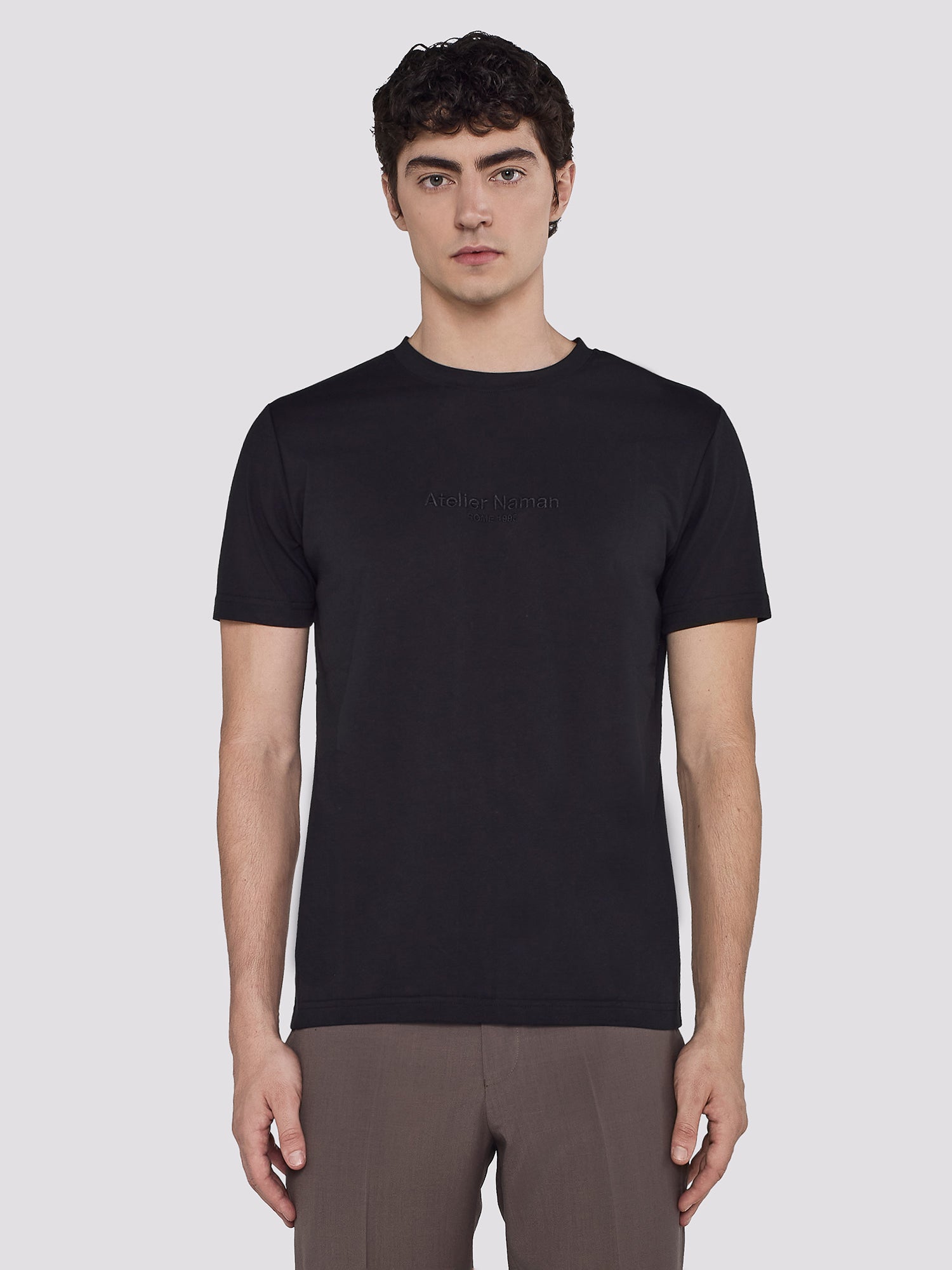 T-SHIRT ATELIER NAMAN LOGO RICAMATO