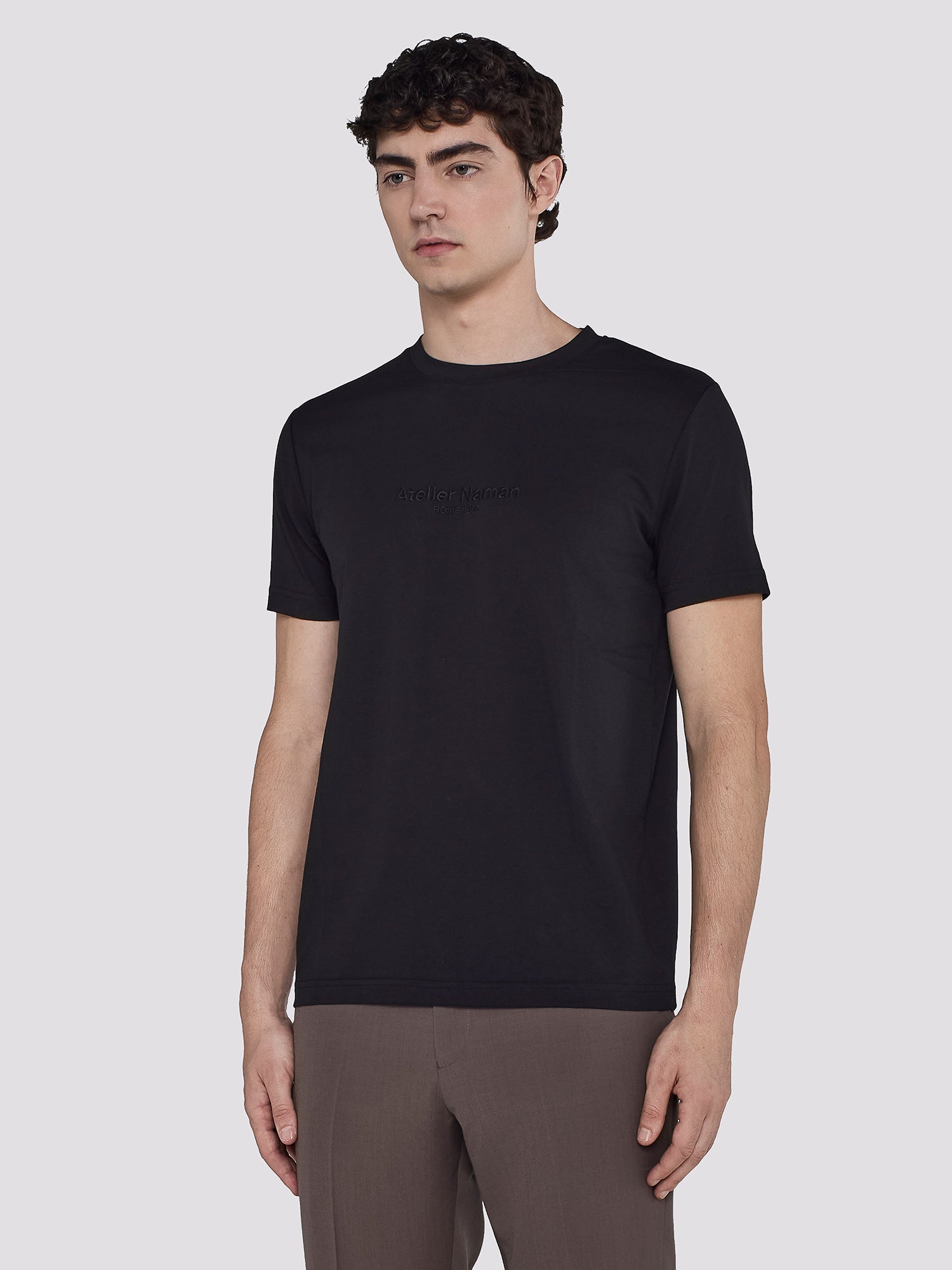 T-SHIRT ATELIER NAMAN LOGO RICAMATO