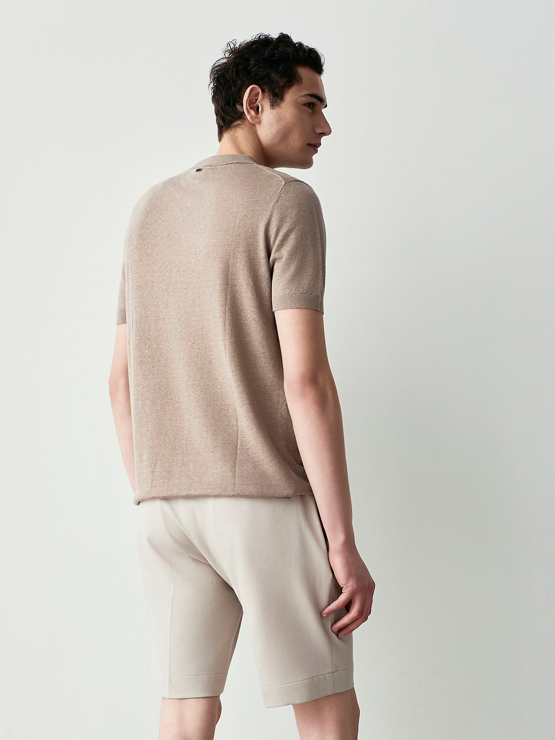 Pure linen polo