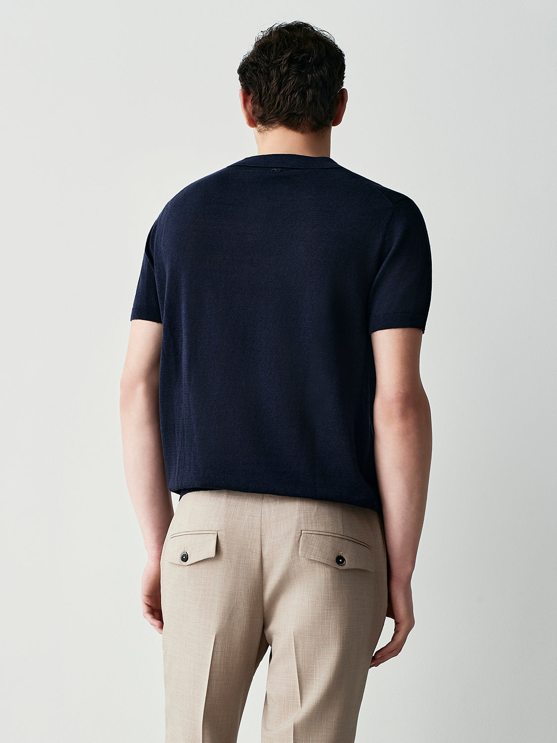 Pure linen polo