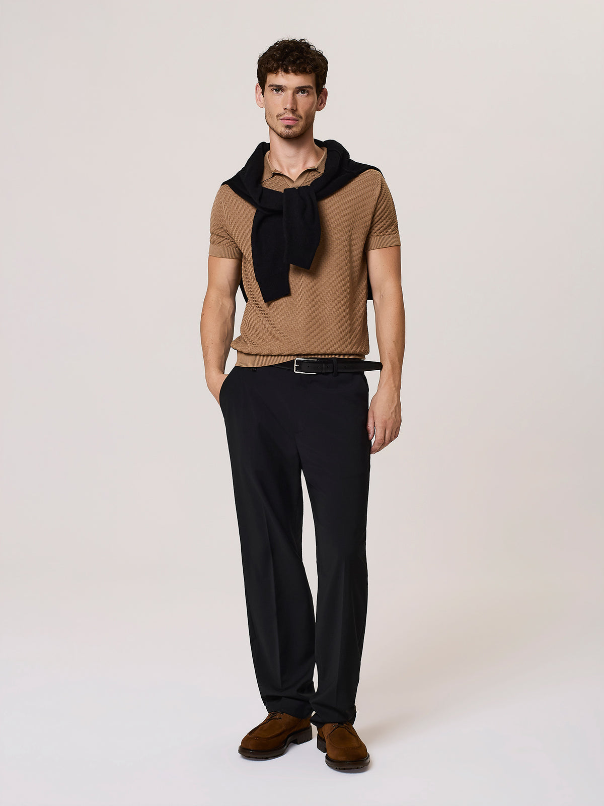 Textured polo