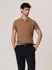 Textured polo