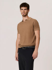 Textured polo