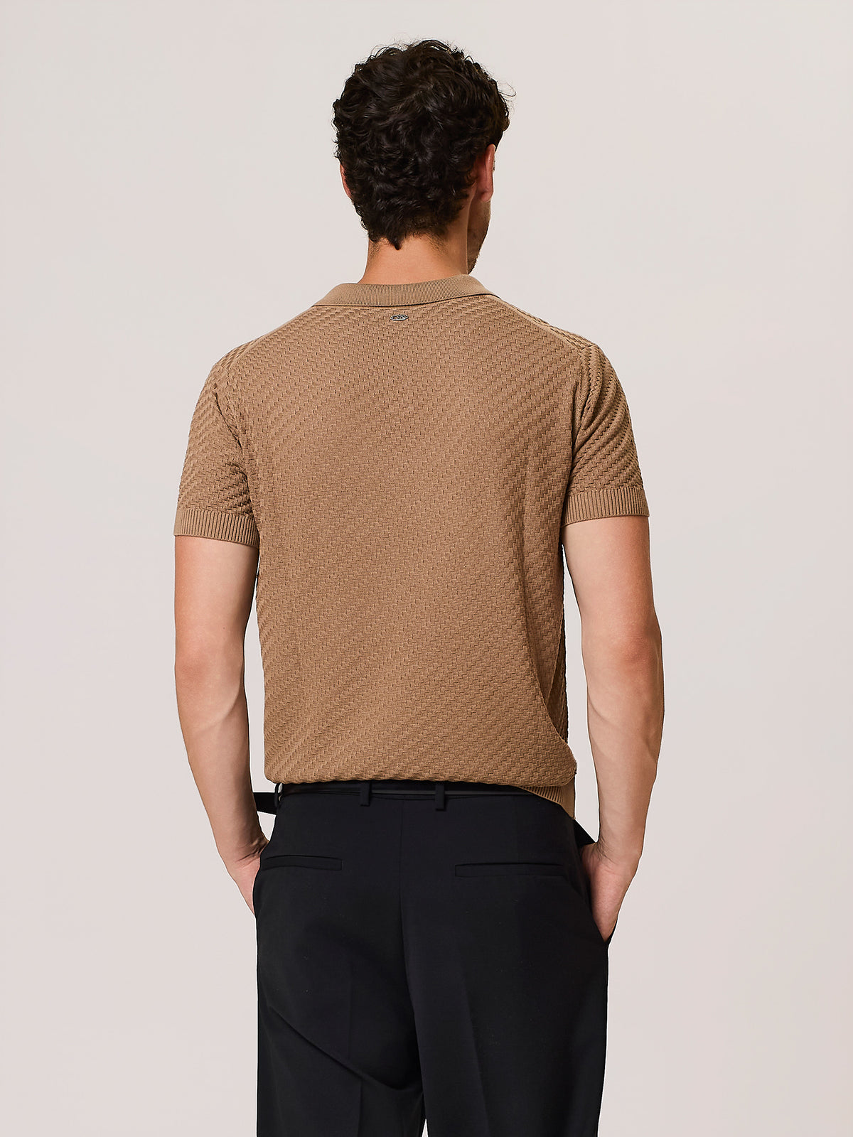 Textured polo