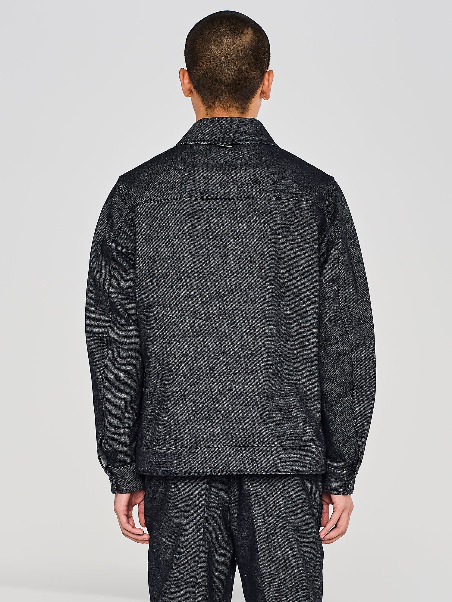 GIACCA DENIM RICAMO PAILLETTES