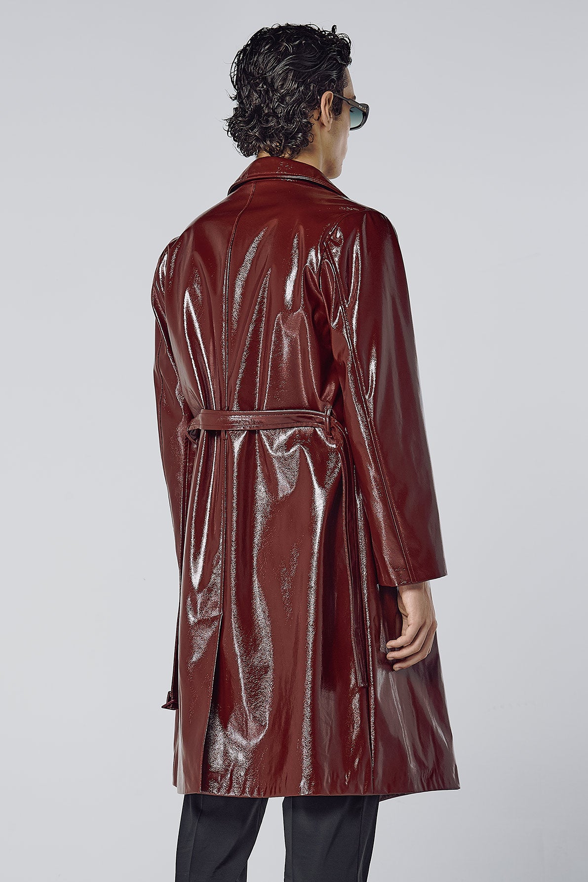 VINYL TRENCH COAT