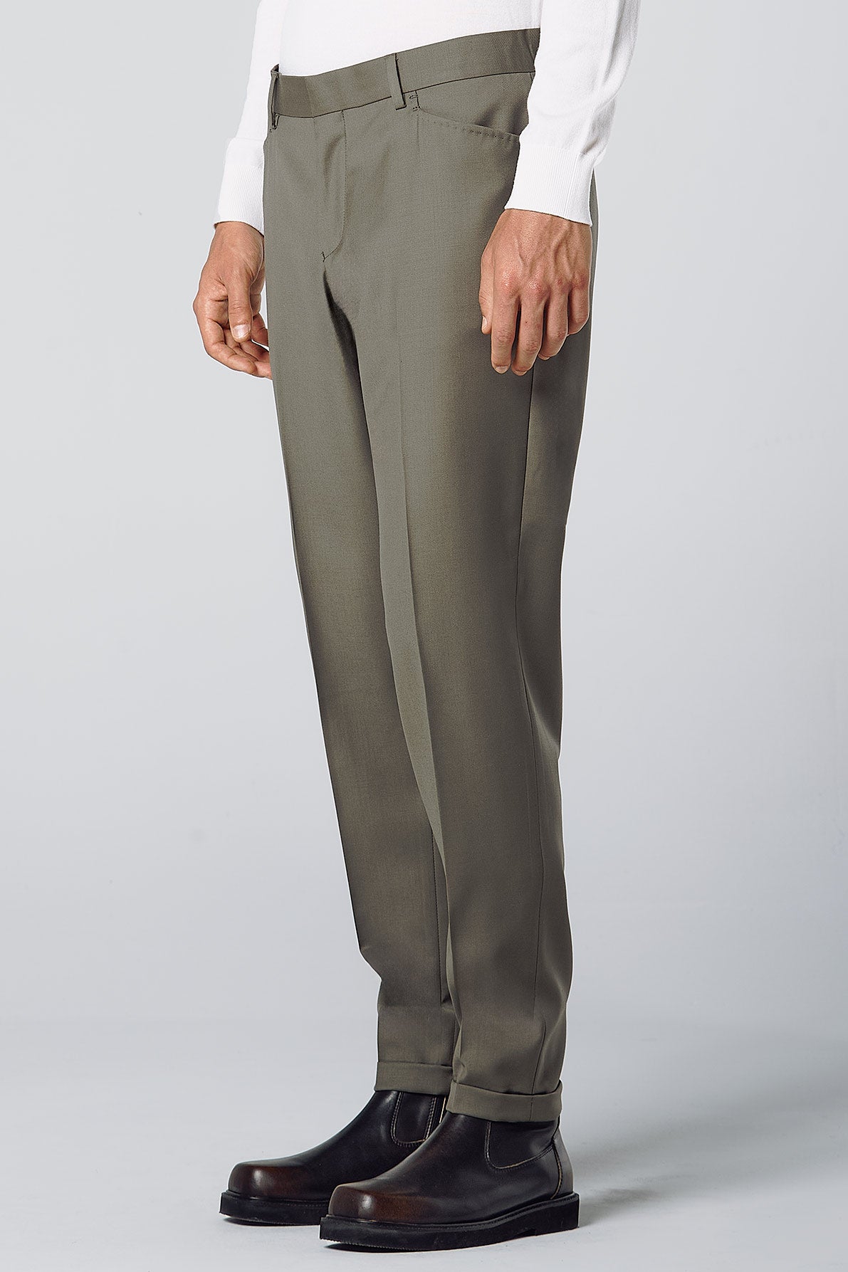 WOOL SUIT PANTS