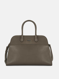 PEBBLED LEATHER TRAVEL BAG
