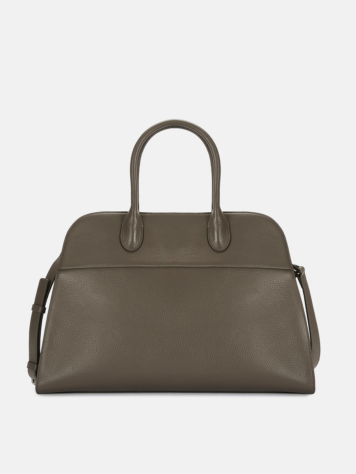 PEBBLED LEATHER TRAVEL BAG