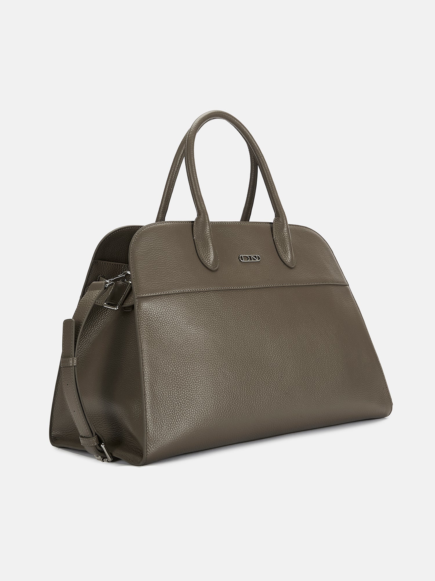 PEBBLED LEATHER TRAVEL BAG