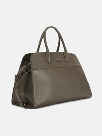 PEBBLED LEATHER TRAVEL BAG