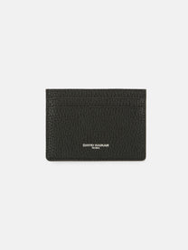 PEBBLED LEATHER EFFECT CARD HOLDER