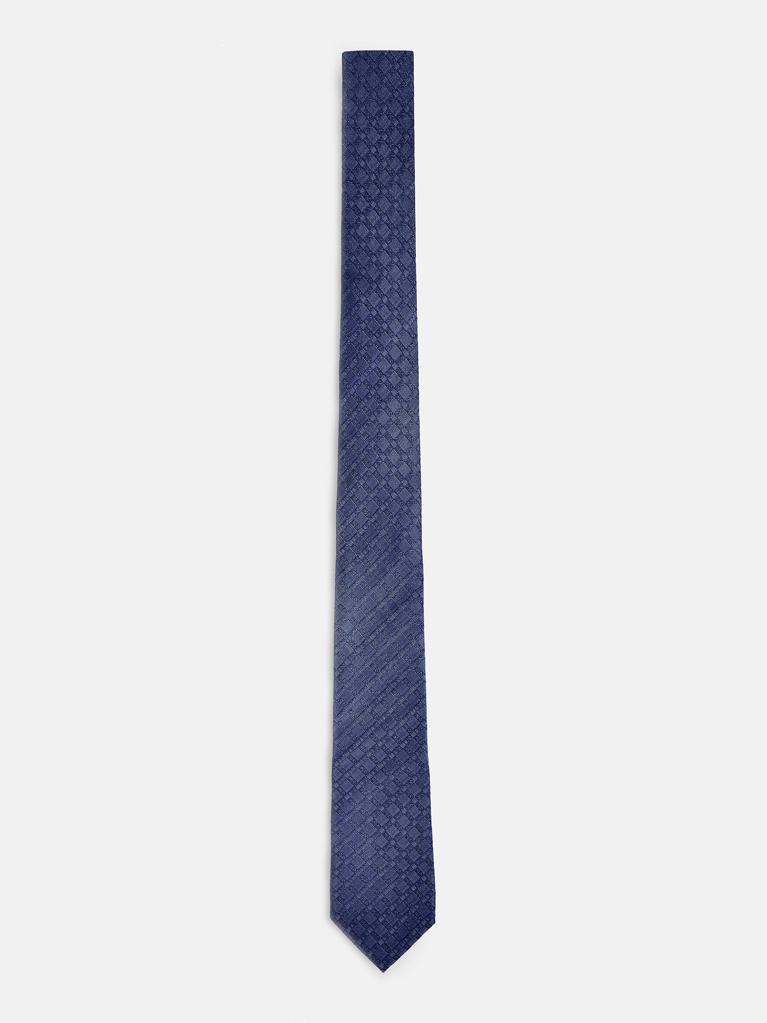SILK JACQUARD TIE WITH ALLOVER NAMANOLOGY LOGO