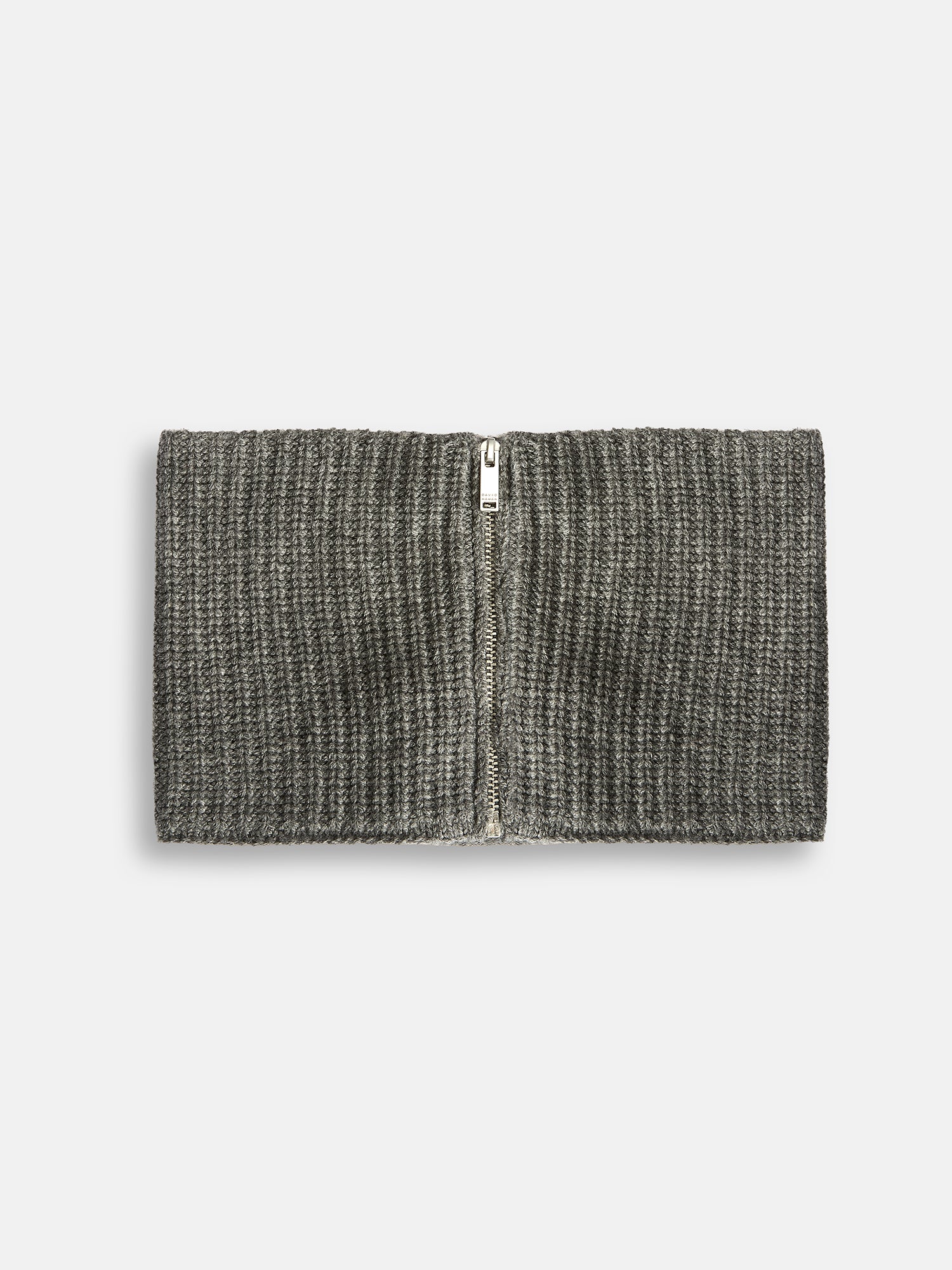 100% WOOL ZIP-UP NECK WARMER