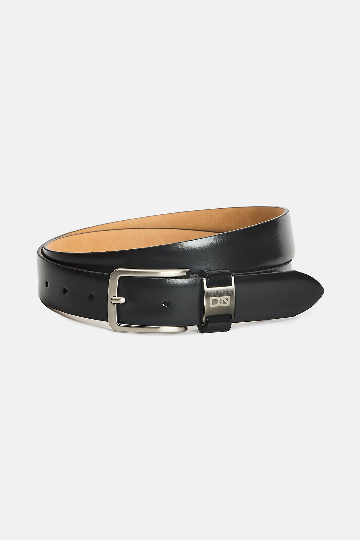 NAMANOLOGY PLAQUE LEATHER BELT