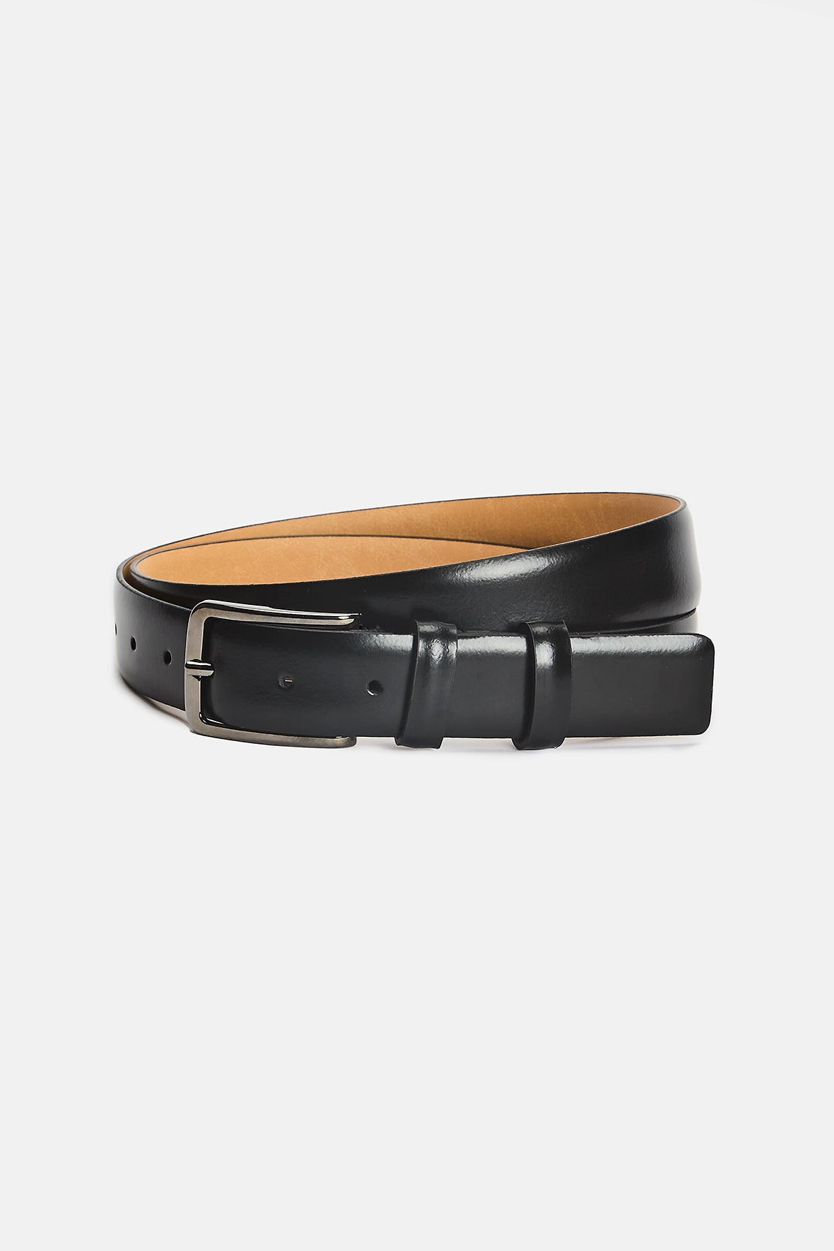 POLISHED LEATHER BELT