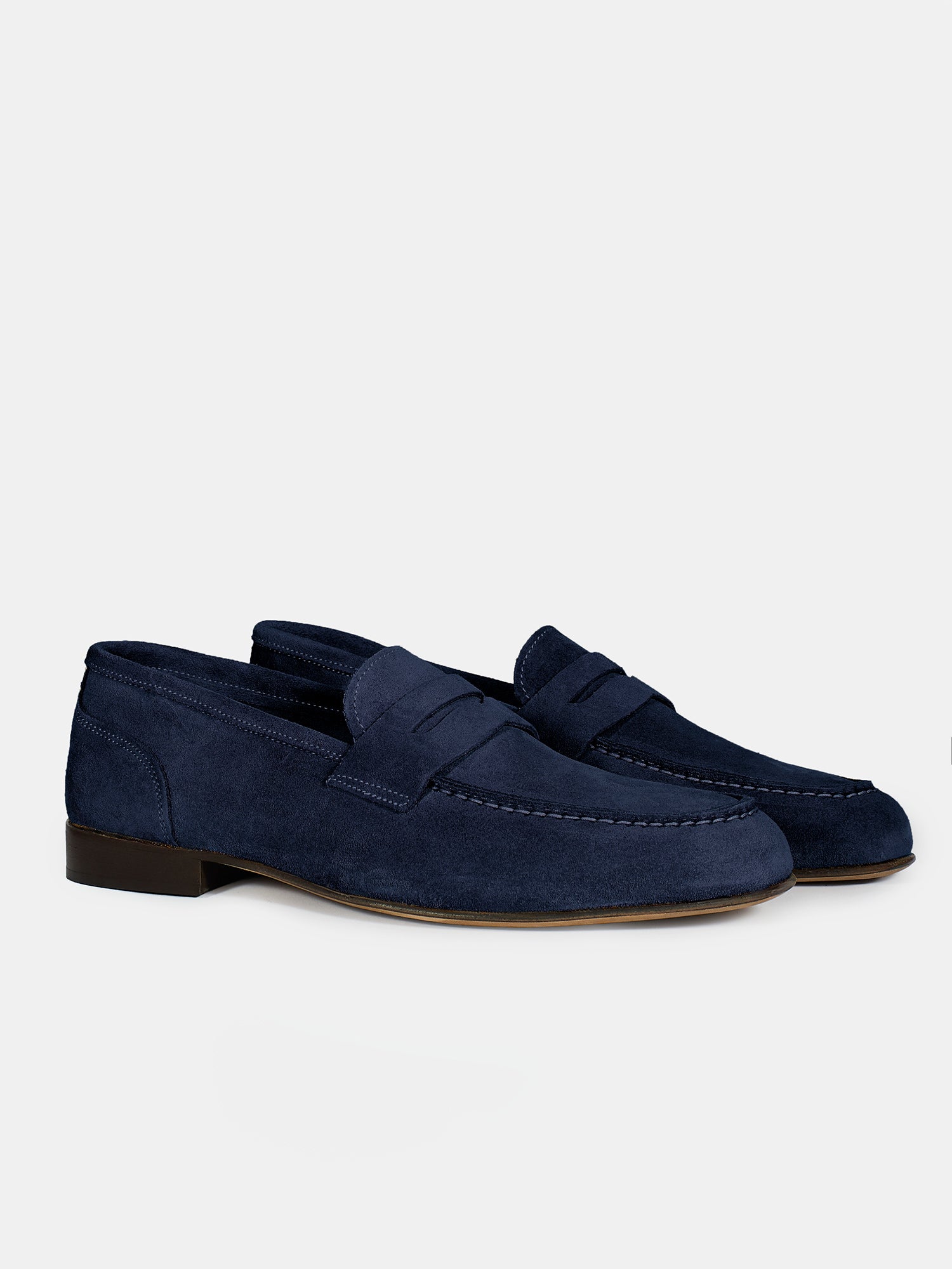 Mocassino in pelle suede