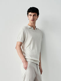 Textured polo