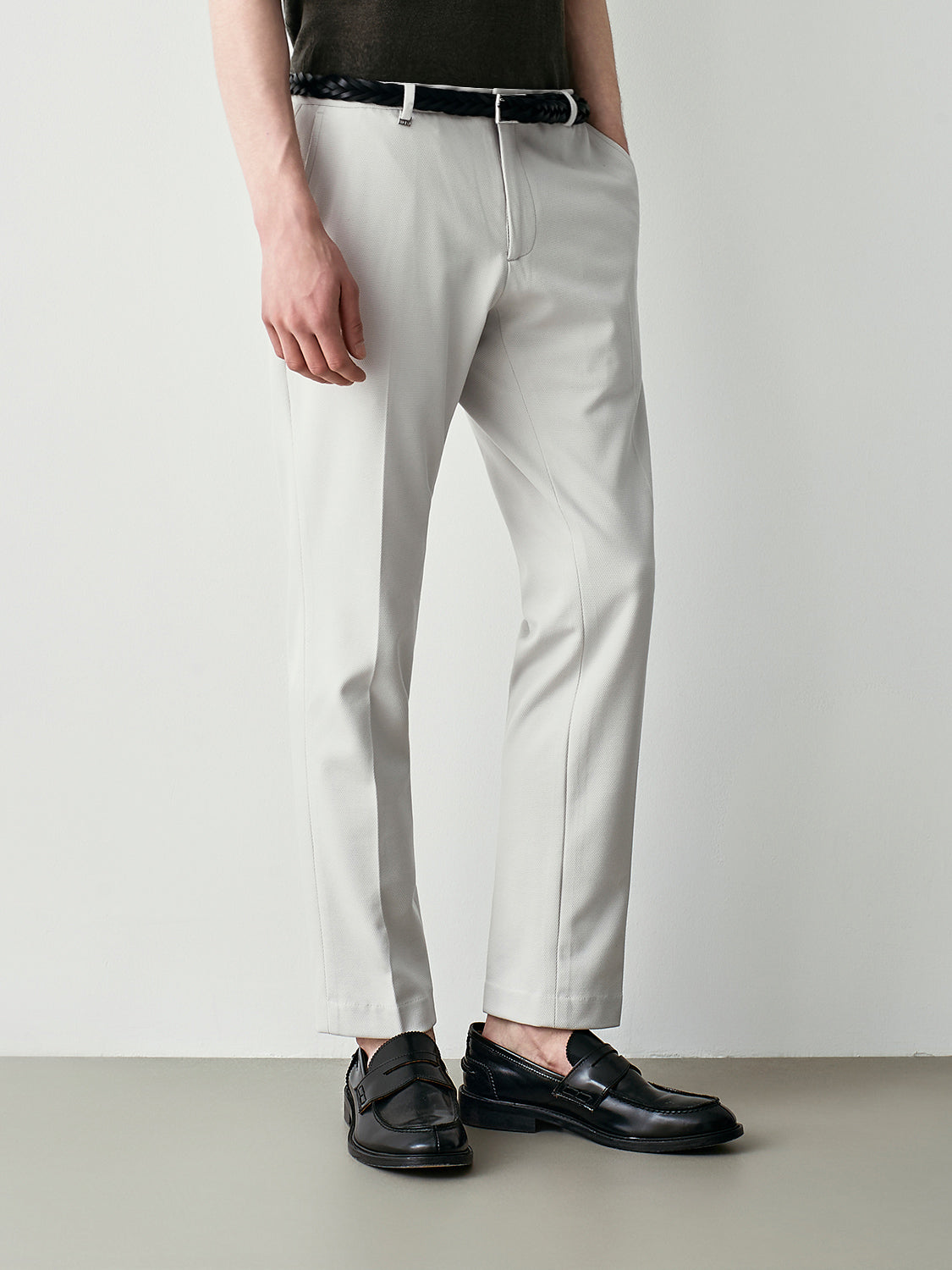 Pantaloni da abito in piquet