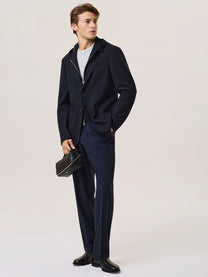 Viscose blend blazer with inner insert