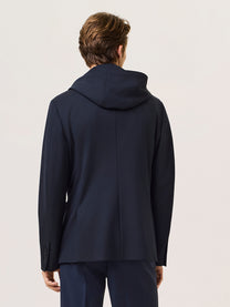 Viscose blend blazer with inner insert