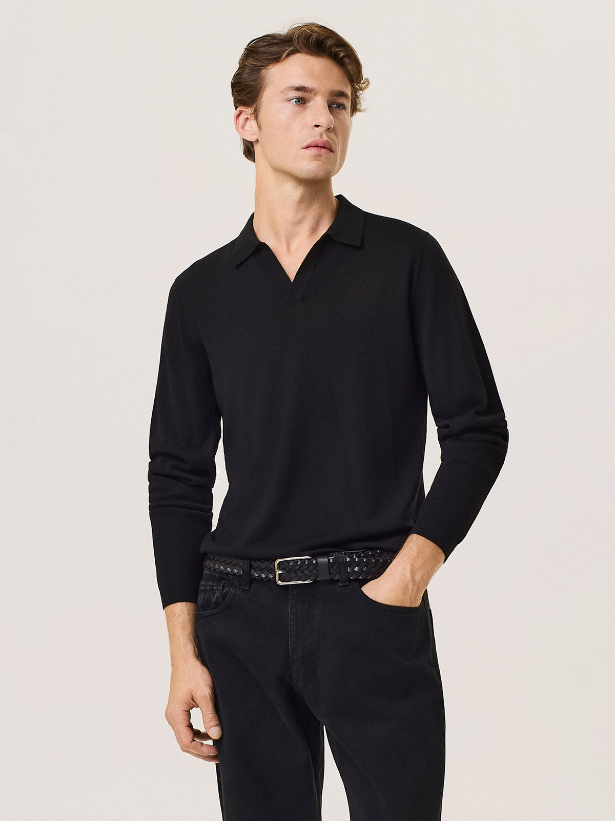 pure merino wool polo