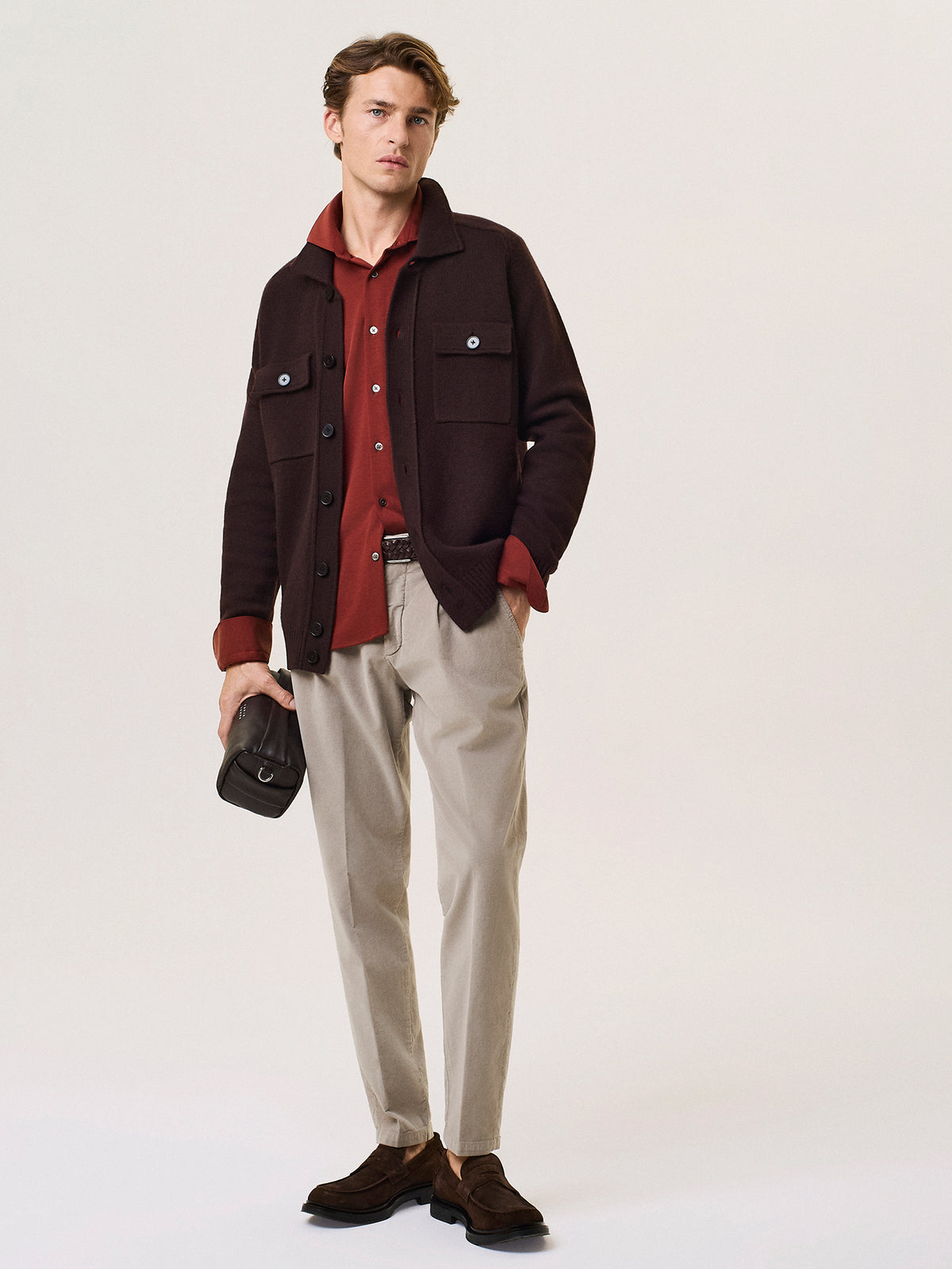 fluid viscose blend shirt