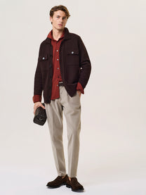 fluid viscose blend shirt