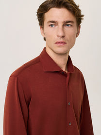 fluid viscose blend shirt