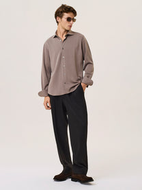 fluid viscose blend shirt