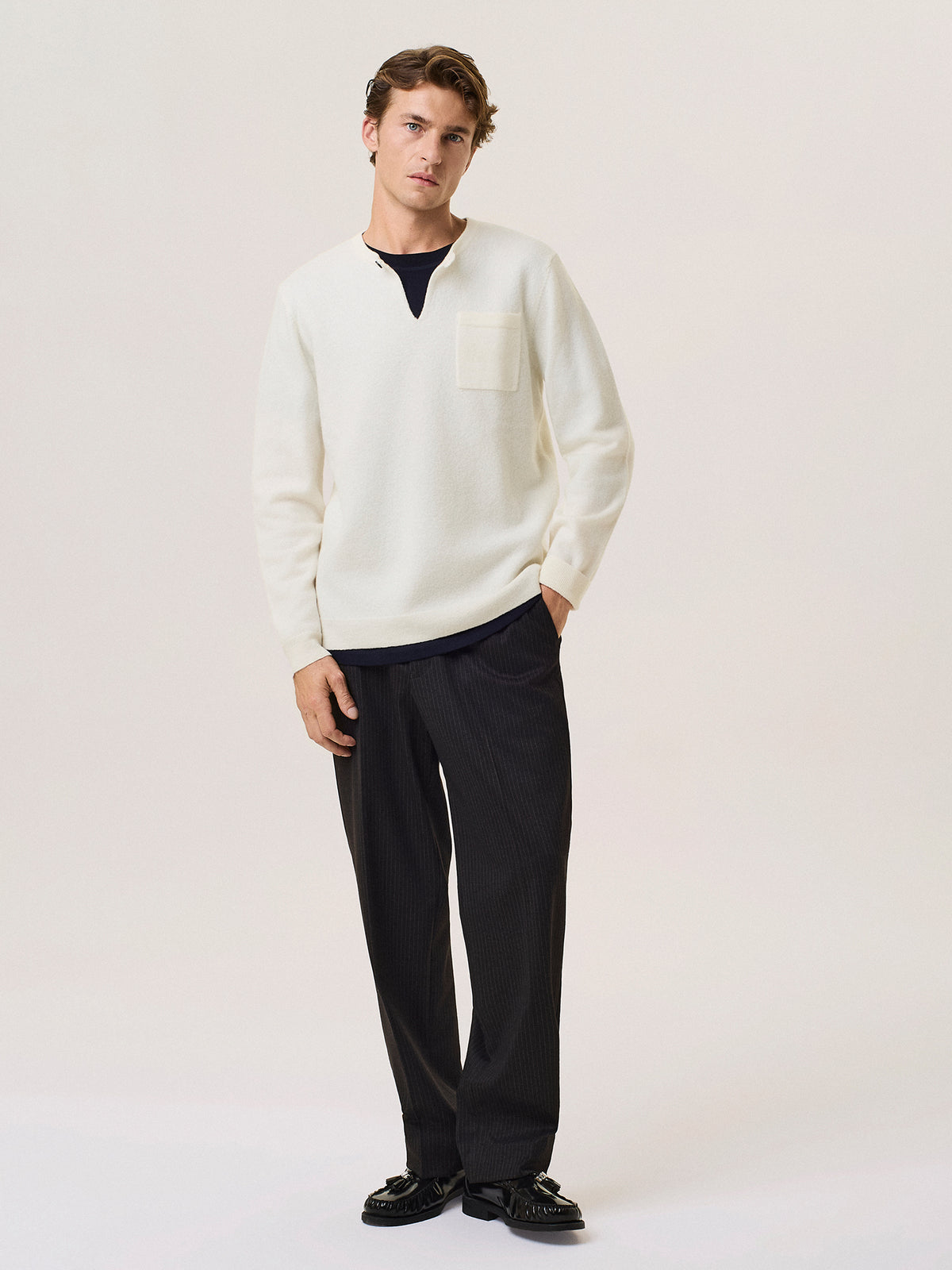 Chester sweater in boiled wool