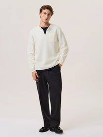 Chester sweater in boiled wool