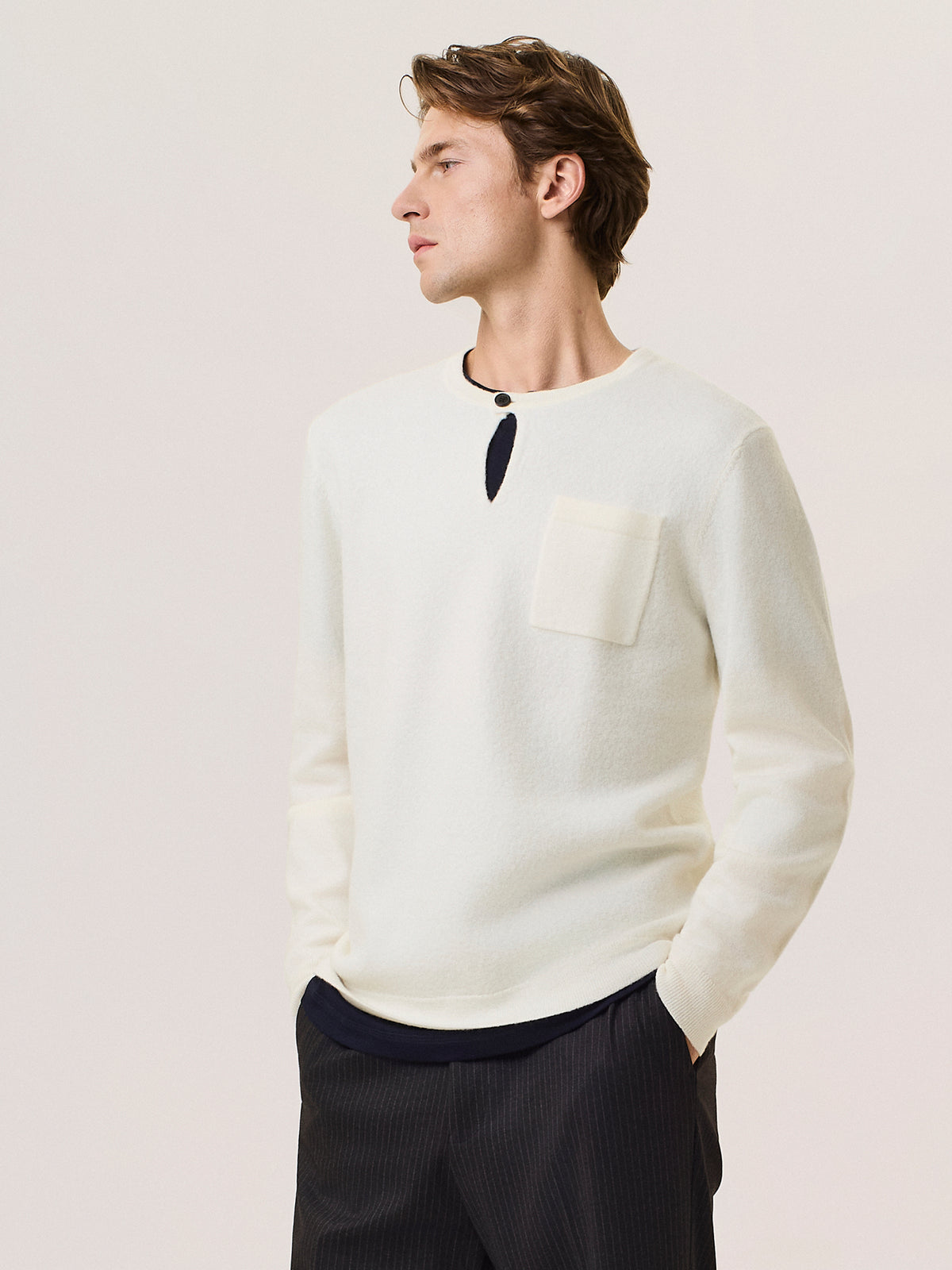 Chester sweater in boiled wool