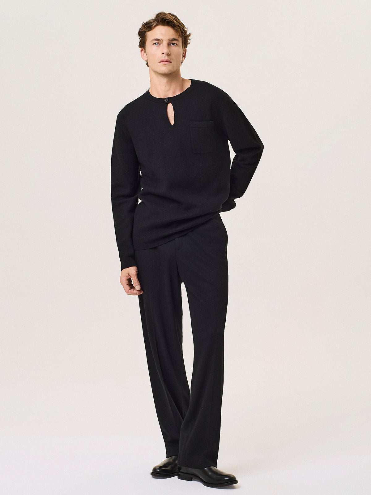 Chester sweater in boiled wool