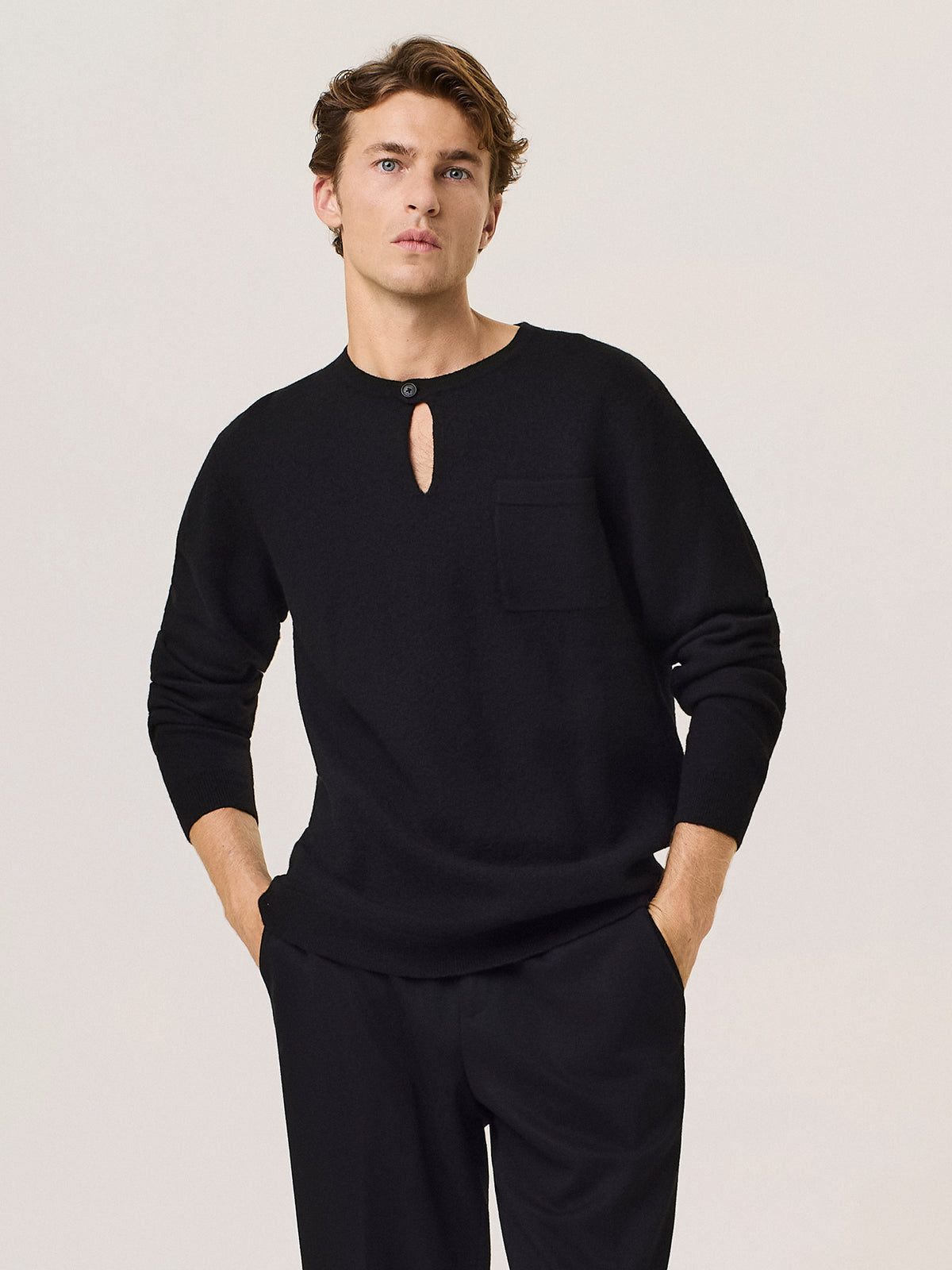 Chester sweater in boiled wool