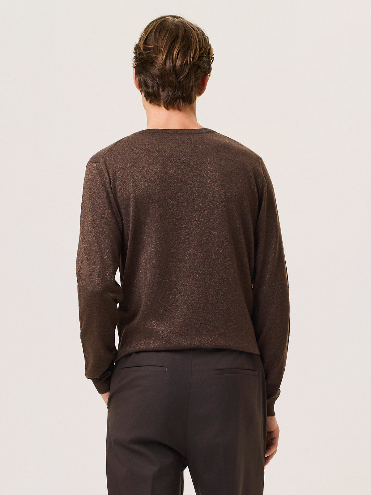 Maglia girocollo in lurex