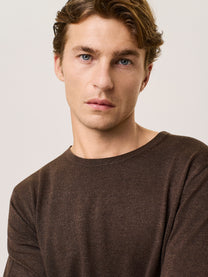 Maglia girocollo in lurex