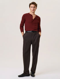 merino wool henley sweater