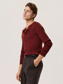 merino wool henley sweater