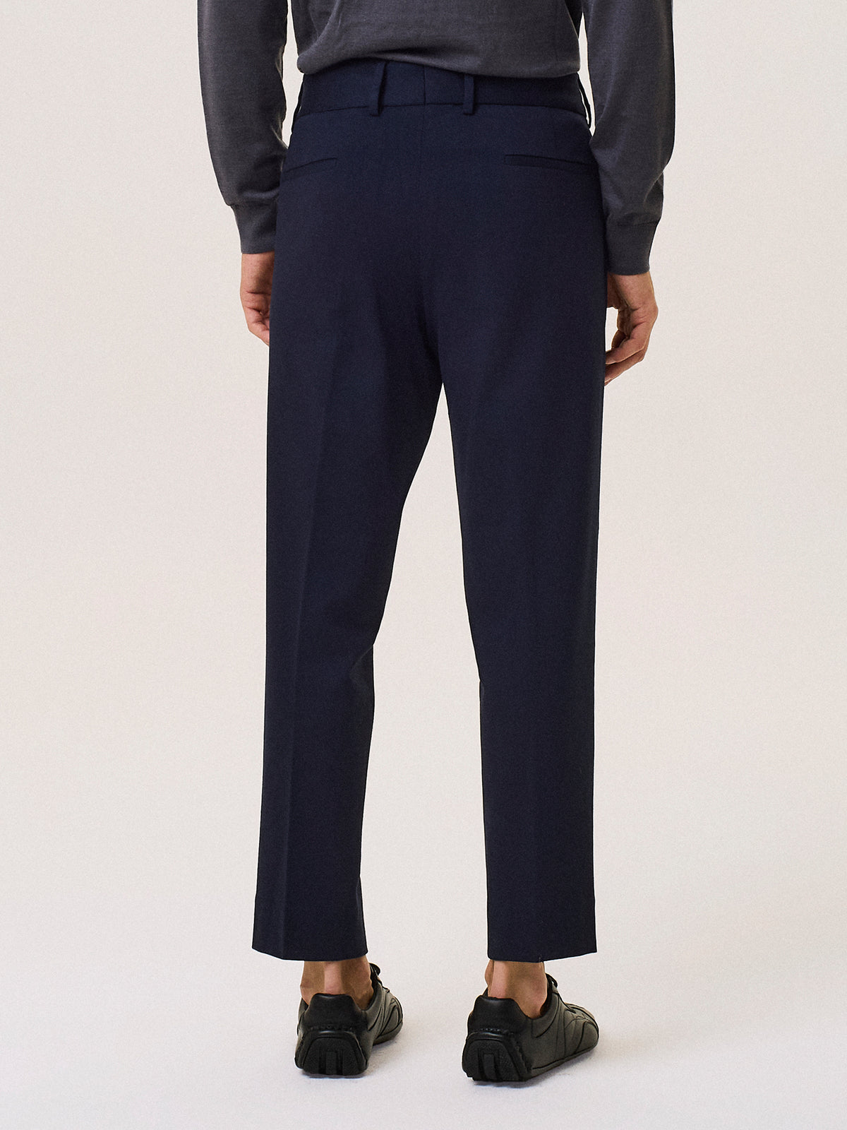 high-waist milano stitch tailored trousers