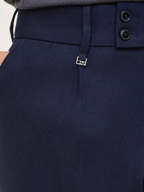 high-waist milano stitch tailored trousers