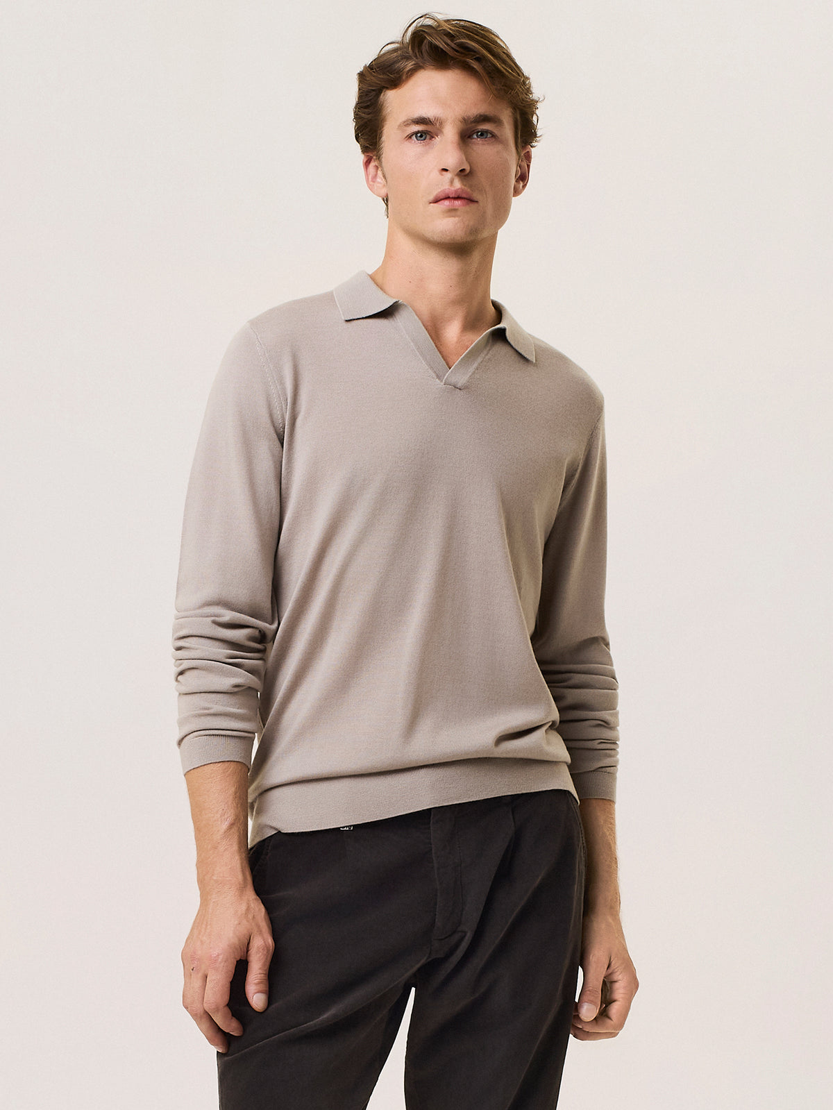 pure merino wool polo