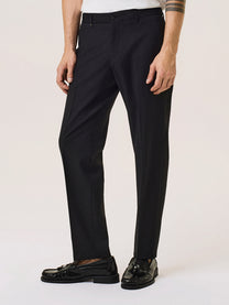 wool blend jogger trousers