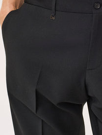 wool blend jogger trousers