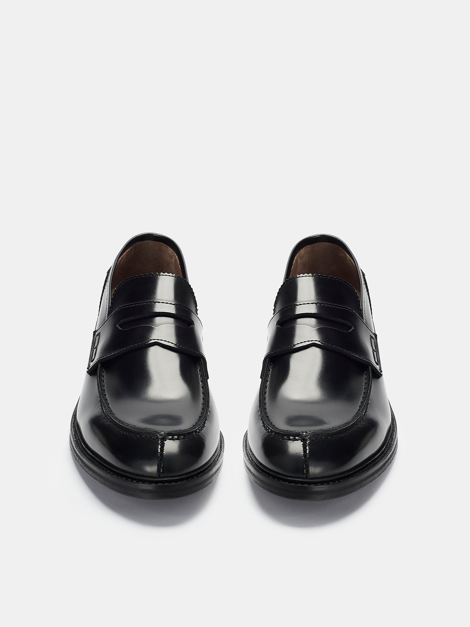 Loafer in abrasive leather