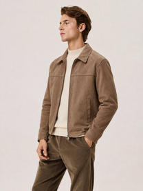 suede bomber jacket