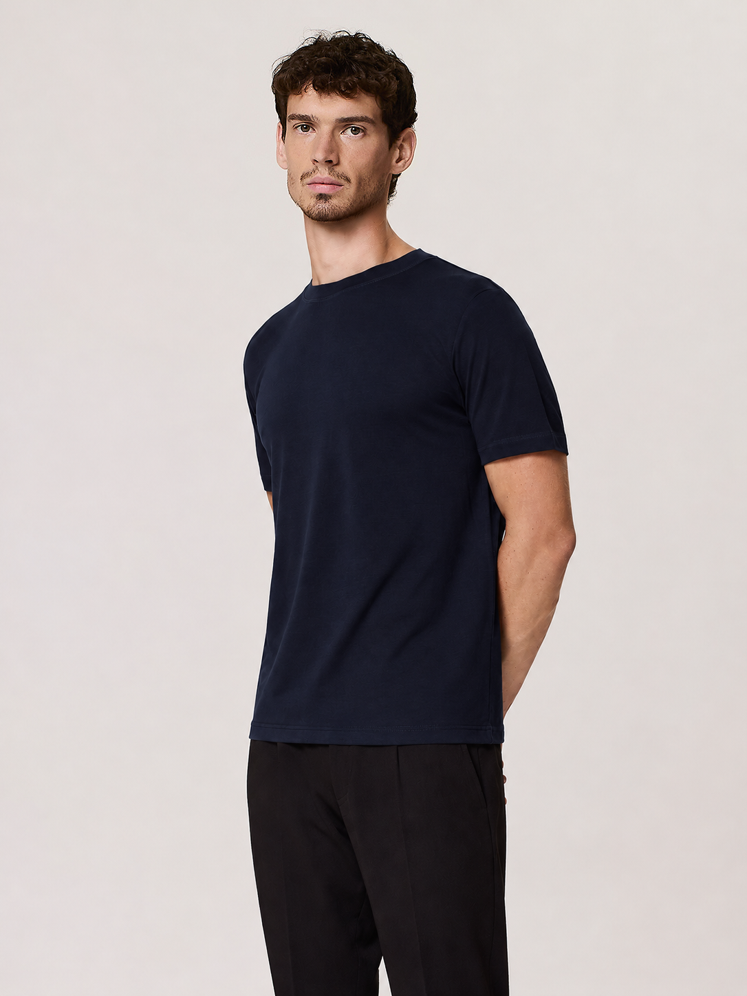 T-shirt in misto lana