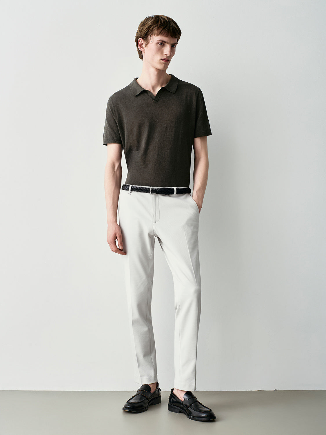 Pantaloni da abito in piquet