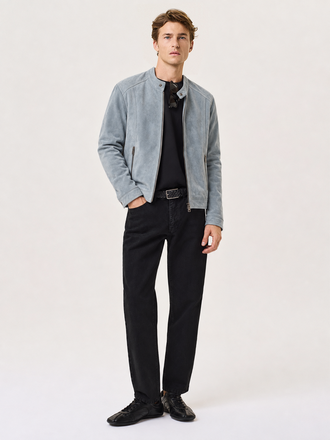 Biker suede